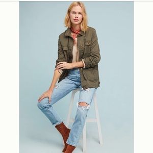 NWT Anthropologie knit back anorak